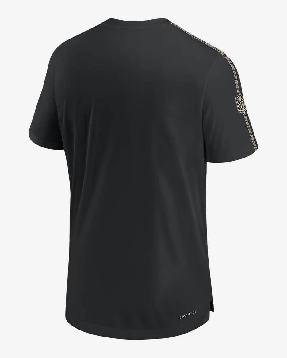 New Orleans Saints Sideline Coach Men s Nike Dri FIT NFL Top. Nike